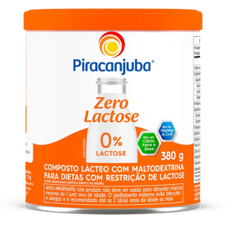 Composto Lácteo em Pó Zero Lactose – Piracanjuba Lata 380g