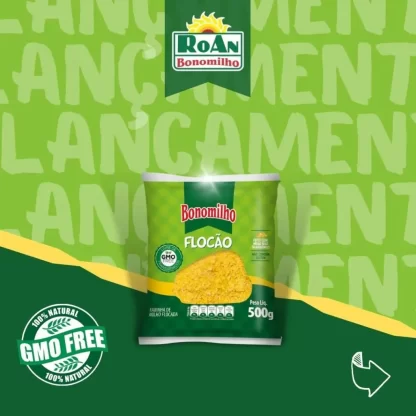 Banner do produto Flocão de Milho GMO Free Bonomilho 500g