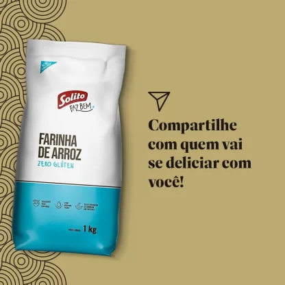 Banner do produto Farinha De Arroz Solito 1kg - Compartilhe