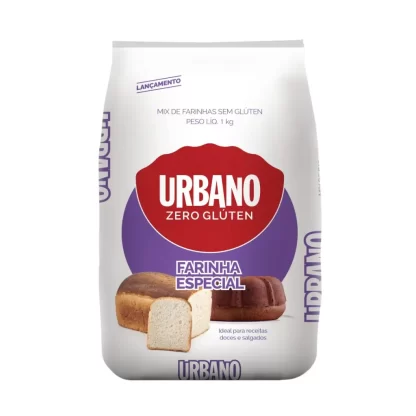 Foto principal do produto Farinha Especial Mix De Farinhas Sem Glúten Urbano 1kg