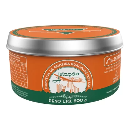 Foto principal do produto Manteiga Aviação Lata 200g